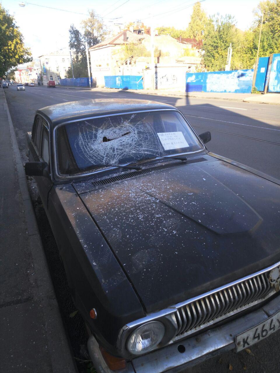 Vandals are operating in Nizhny Novgorod - My, Vandalism, Auto, Nizhny Novgorod, Longpost