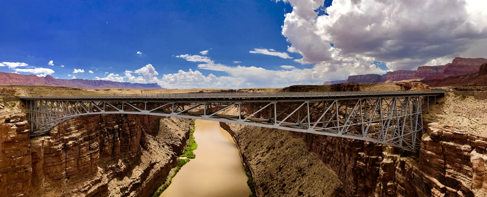 Navajo Bridge, Marble Canyon, Arizona - My, USA, Architecture, Travels, The photo, Navajo, , Canyon, Longpost