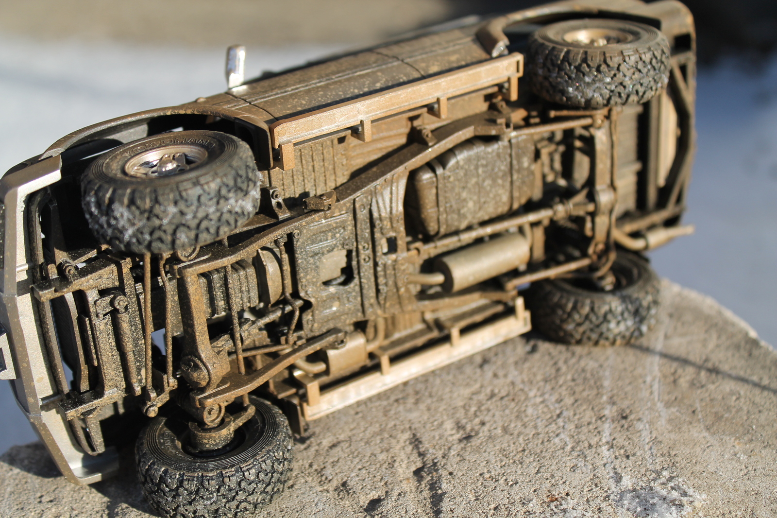 Land Cruiser 80 - My, Modeling, Rukozhop, Car modeling, Stand modeling, I share, , , Toyota, Longpost, 1:24