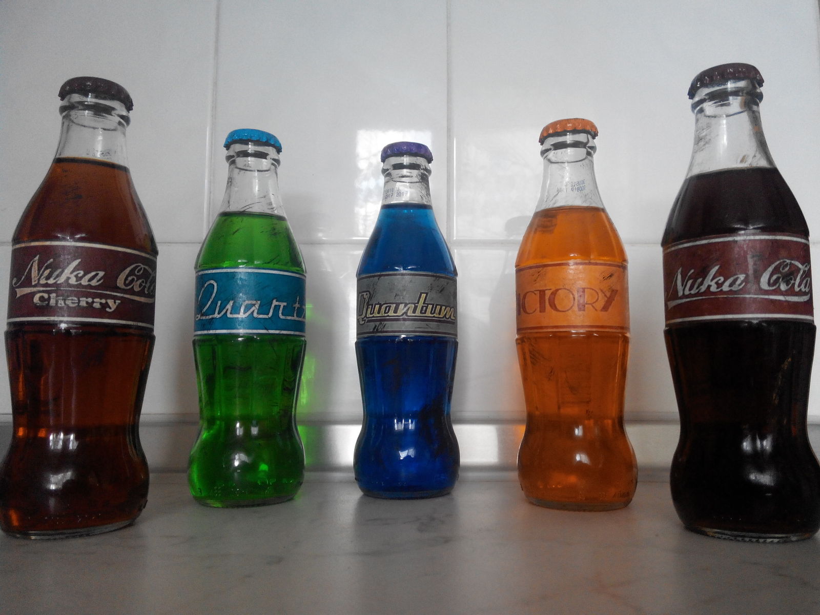 Cola of all varieties - My, Fallout, With your own hands, My, Nuka Cola, Caps