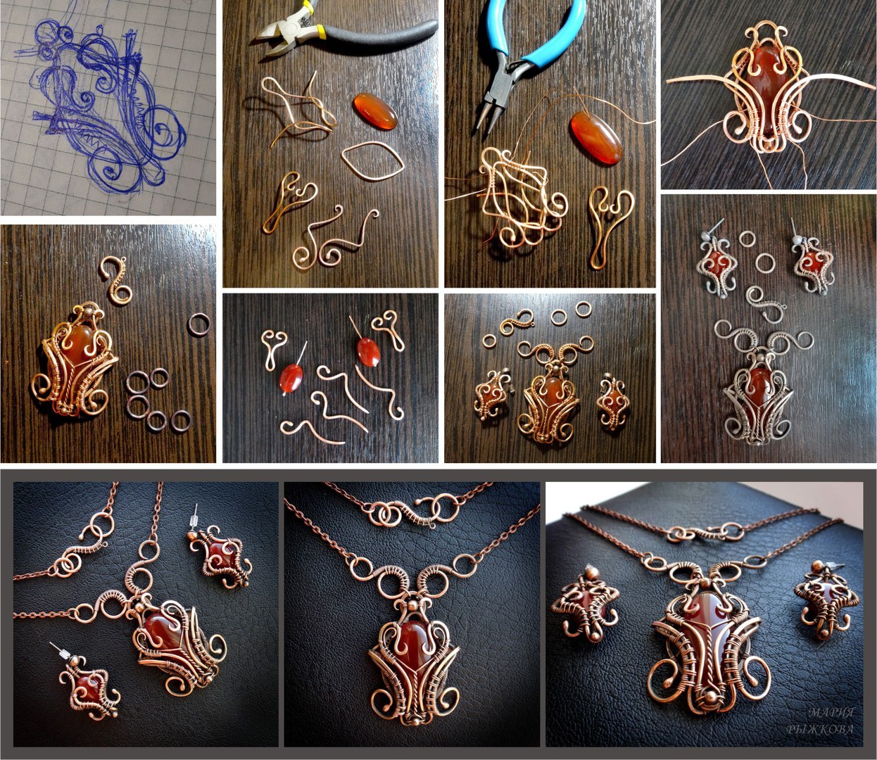 Please evaluate. - My, Decoration, Handmade, Wire wrap, Longpost