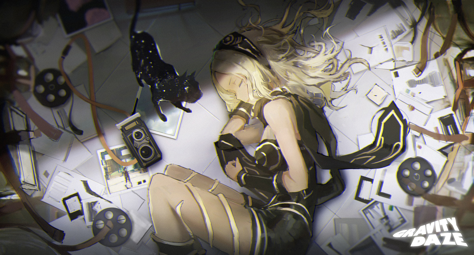 Gravity Rush. - Gravity Rush, Gravity Daze, , Anime art, Art, Games, Kat Gravity Rush