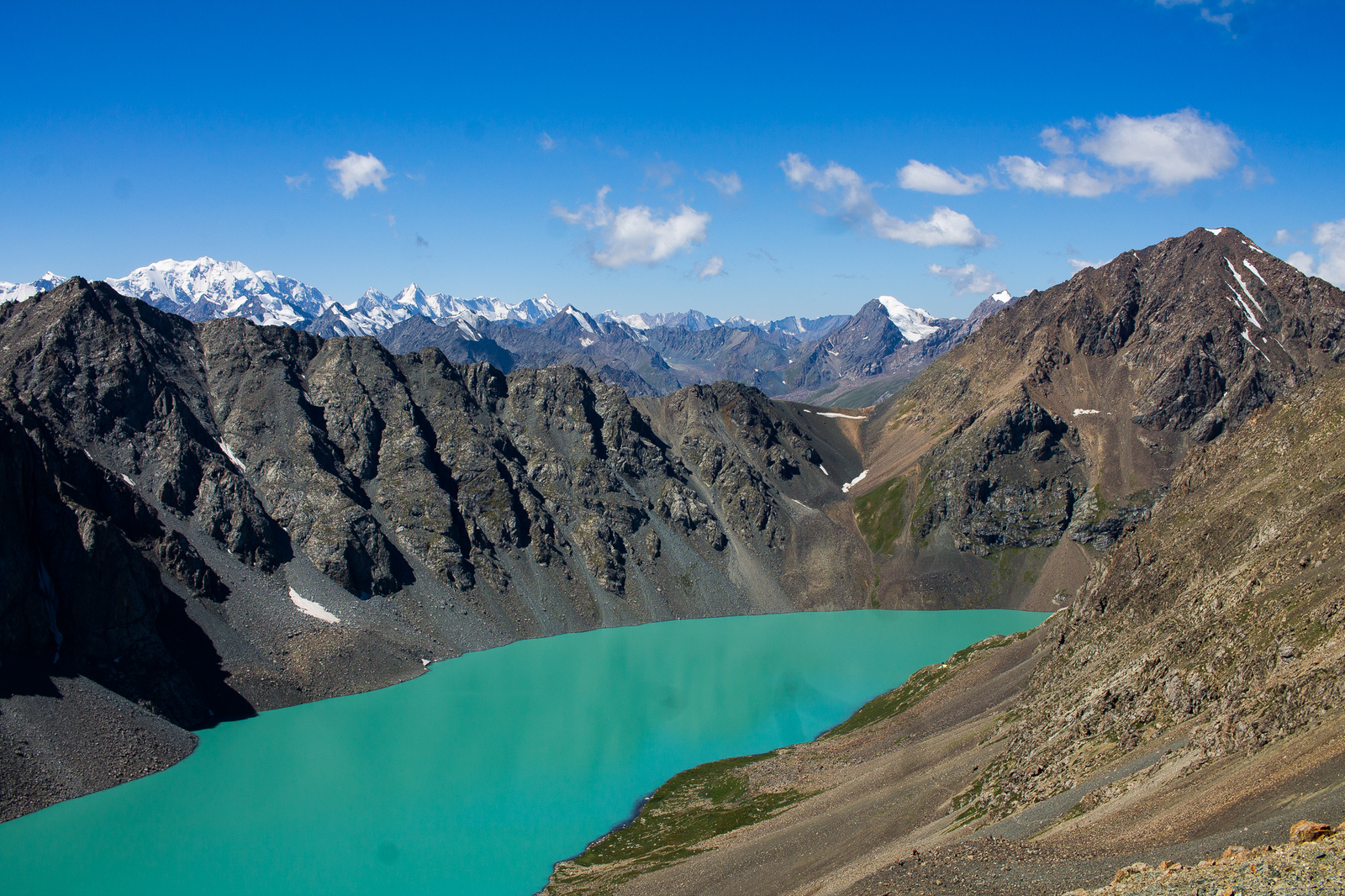 Lake Alakol. Tien Shan, Kyrgyzstan. 3532m. - My, Kyrgyzstan, Tien Shan, Hike, Lake, The photo, The mountains, Tourism, Canon