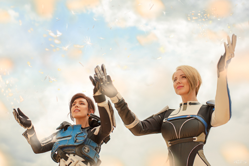 Cosplay KeyVei & Cora Harper (Mass Effect) - Mass effect, Cosplay, Cora Harper, , Computer games, Longpost, Kmitenkova_photoarts