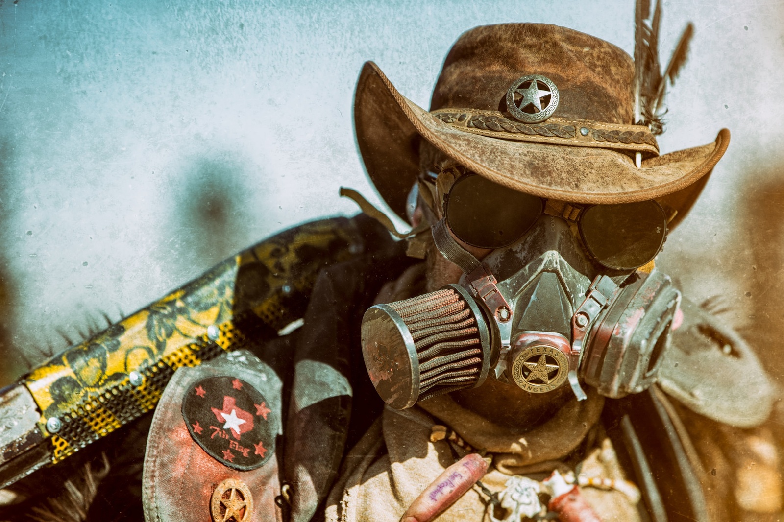 Texas Ranger. - Post apocalypse, Photoart, Steampunk, Photomanipulation