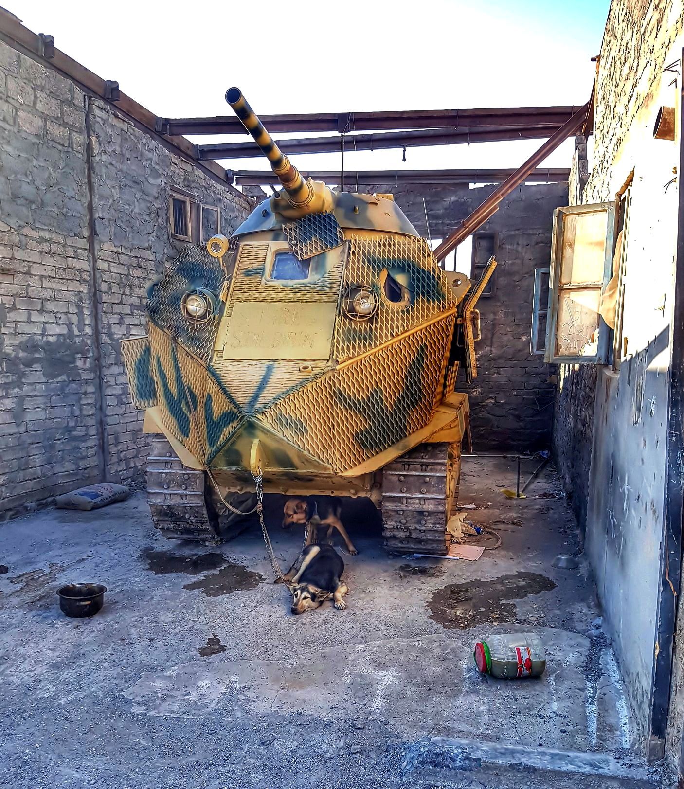 Kurdish armored tractor - Armored vehicles, Tractor, Kurds, Iraq, Shushpanzer, BMP-1