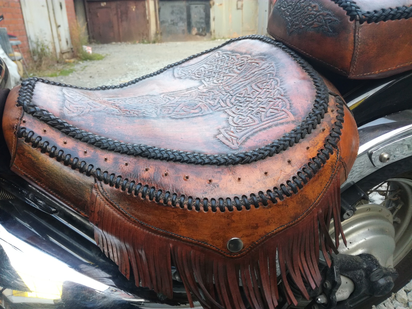 How do I make the seats - My, Motorcycles, Moto, Leather, Handmade, Longpost, Needlework, Motorcyclist, Bikers, Motorcyclists