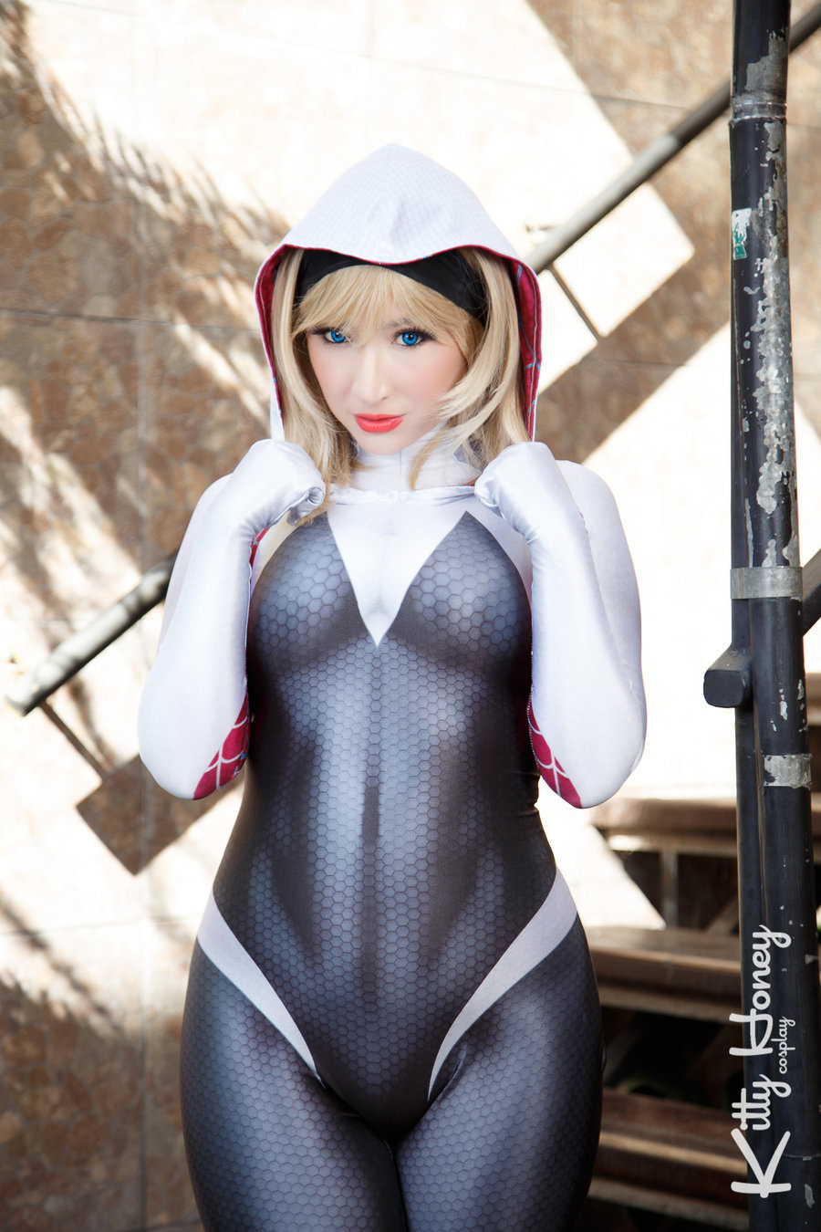 Spider Gwen! - Человек-Паук, Spider-Gwen, Косплей, Девушки, Kitty-Honey, Длиннопост, Гвен Стейси