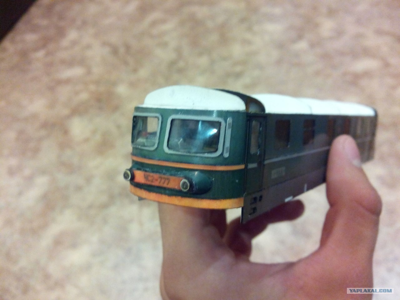 Electric locomotive ChS2 made of paper. Part 1: body - My, Papercraft, Paper products, Handmade, Paper, Electric locomotive, Railway, Modeling, Longpost