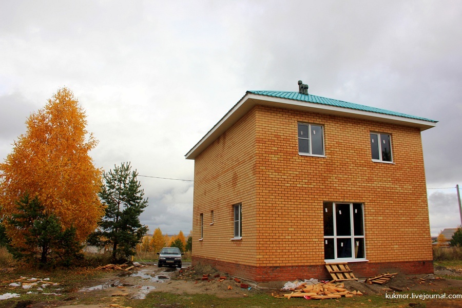 We build our house in Kazan in 90 days. 78-80 days. Wiring completed - My, Home construction, Kazan, House, The photo, My, Electricity, Ventilation, Gutter, Longpost