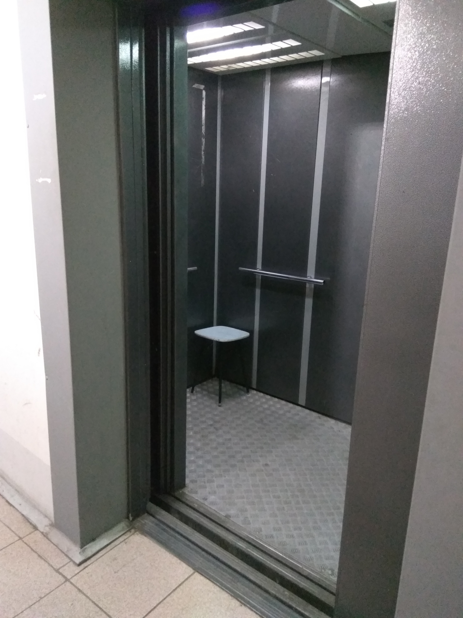 When you're looking for convenience in everything - My, Elevator, Stool, Laziness, Convenience