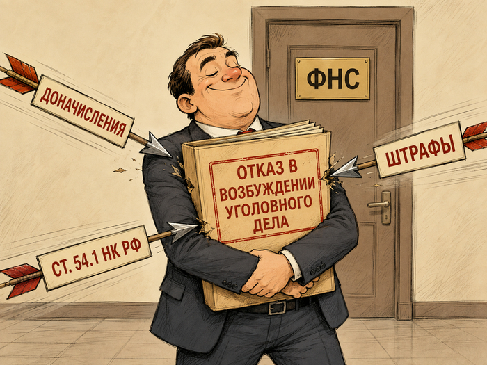 Отказ в уголовке не спасет от налогов: разбираем опасный миф