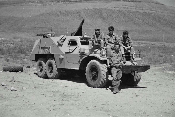 Трофейный БТР-152Э1 в израильской армии