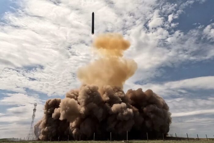 Межконтинентальная баллистическая ракета «Сармат». Фото: Минобороны РФ