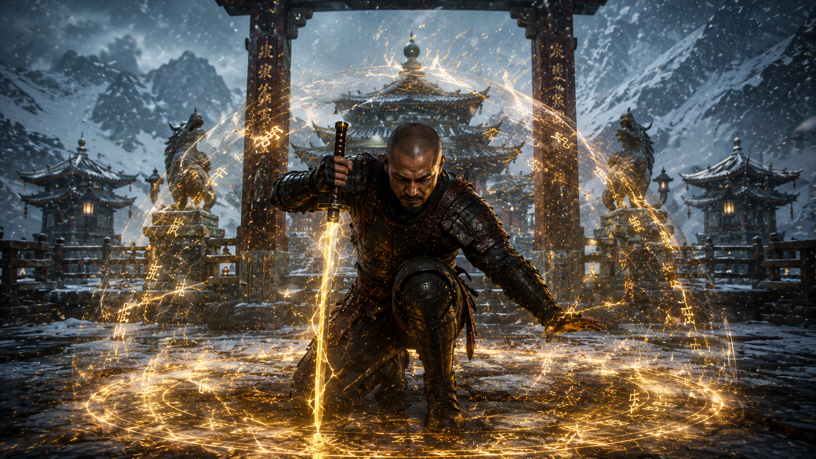 Кто хочет кусочек Вэнга?!) Ло Вэнг(с) Shadow Warrior - Моё, Контент нейросетей, Арты нейросетей, Shadow Warrior, Длиннопост