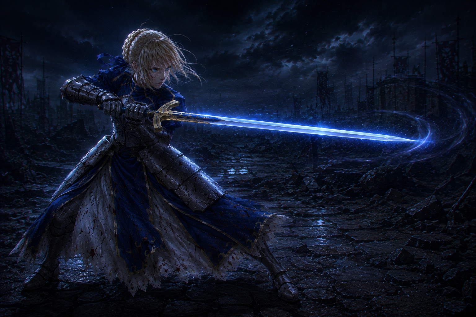 Post #14271205 - My, Neural Network Content, Neural network art, Saiber, Fate-stay night, Anime art, Anime, Artoria pendragon, Fate