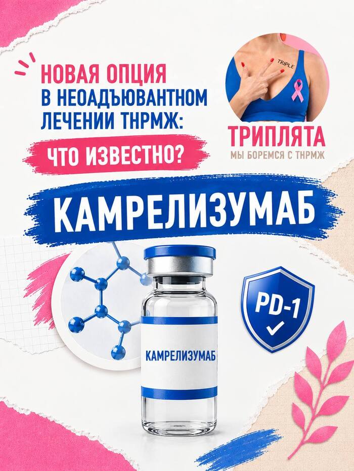 Новая опция в неоадъювантном лечении трижды негативного рака молочной железы: что известно об Арейме®?