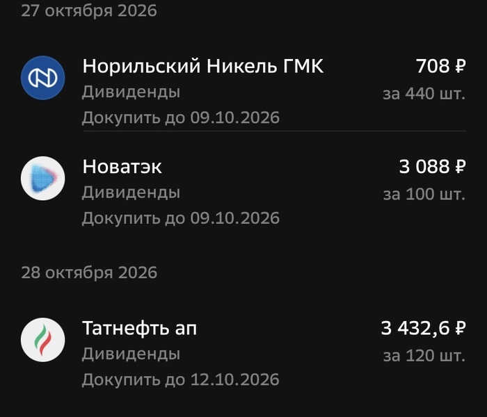 Ура осенний дивидендный сезон начинается. Подборка осенних дивидендов