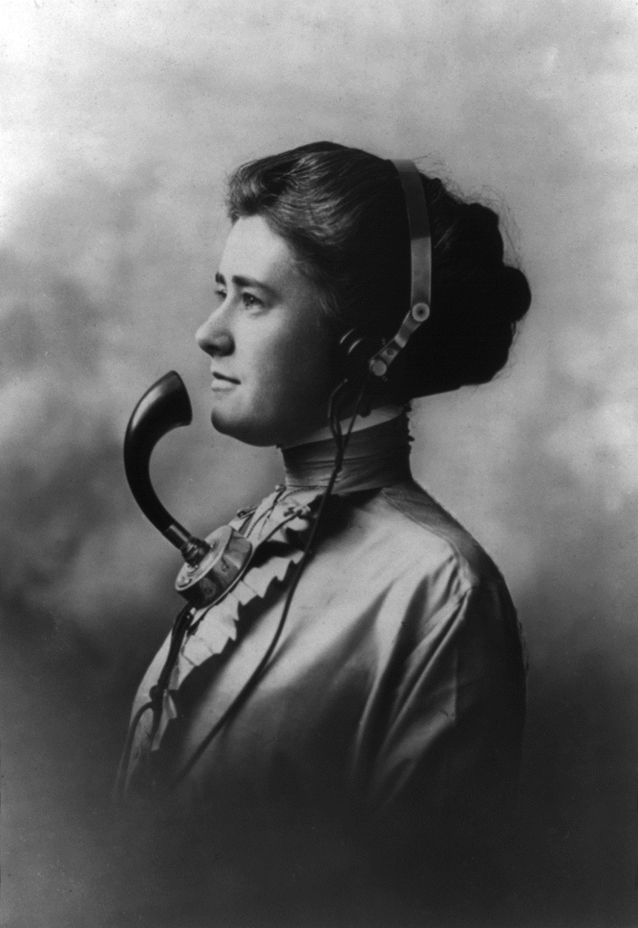 Телефонистка, США, 1911