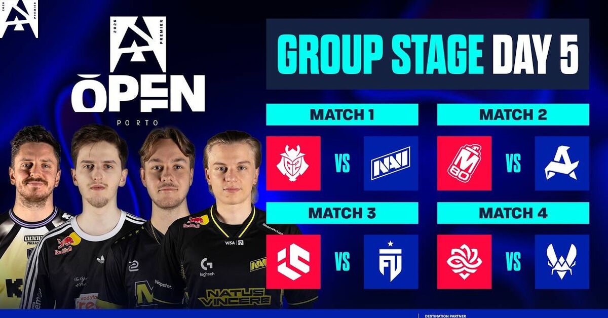 BLAST Open Porto 2026, Day 5 - G2 vs NAVI, M80 vs Aurora, IC vs FUT, Legacy vs Vitality - Youtube, Youtuber, Blast, Counter-strike, Video, Short videos