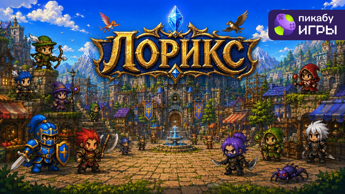 Поиграйте в фэнтези-MMORPG Лорикс прямо с телефона!