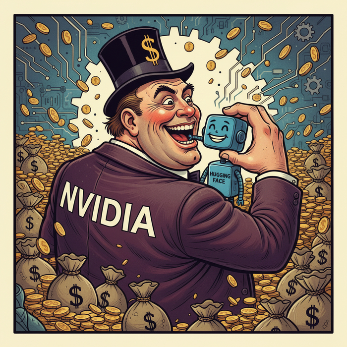 Nvidia договорилась о покупке ИИ-платформы Hugging Face