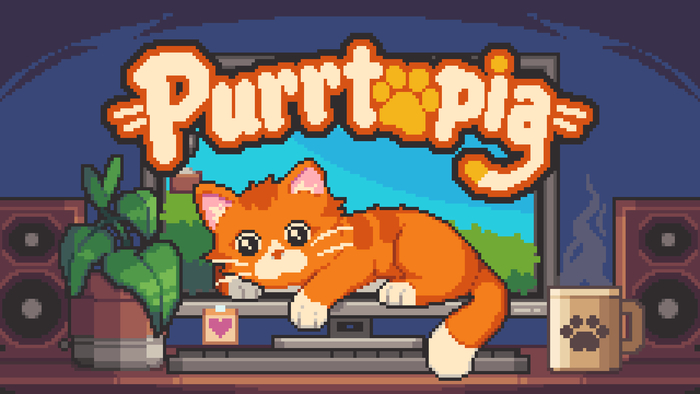Выпустили DEMO Purrtopia - игра про жизнь кота на твоём экране