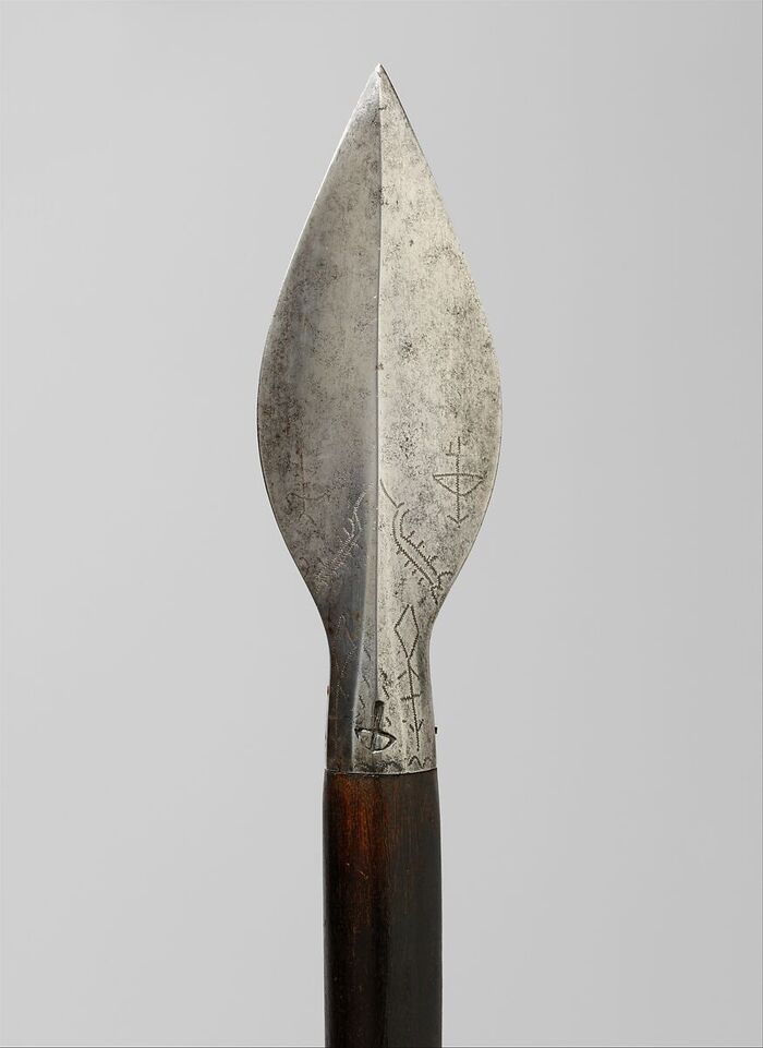 Наконечник копья. Испания, XV век. The Metropolitan Museum of Art.