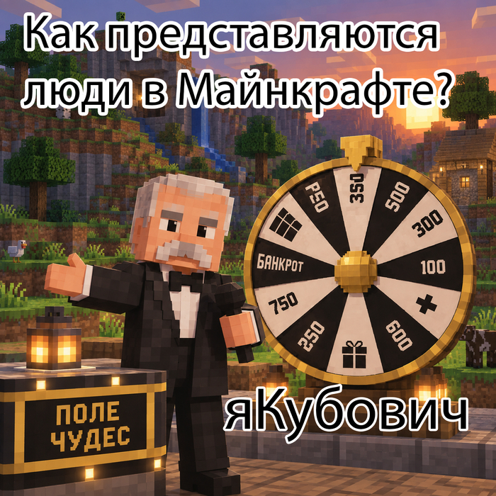 Как представляются люди в Майнкрафте?