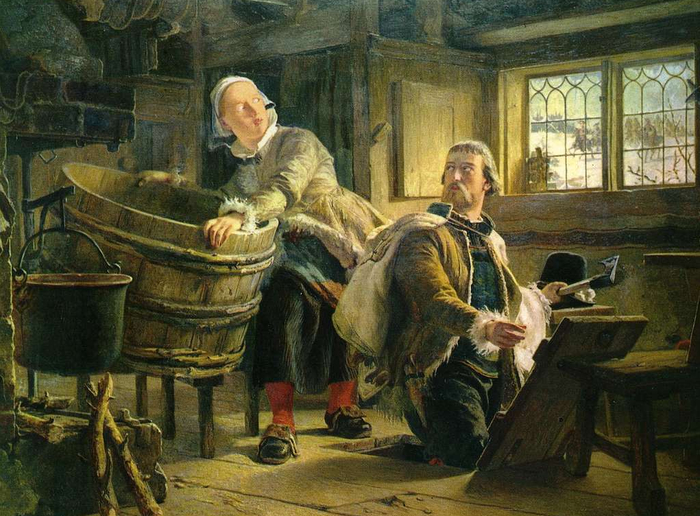 ������� ������� ���� � ����-������ (Johan Fredrik Höckert, 1860) ������������ ����������� ������, ��� ������� ������ ������ �������� � �������, � ���������� ����-������ ��������� ��� ������������ �����, ����� ������ ��� �� ������������ ������� ������.