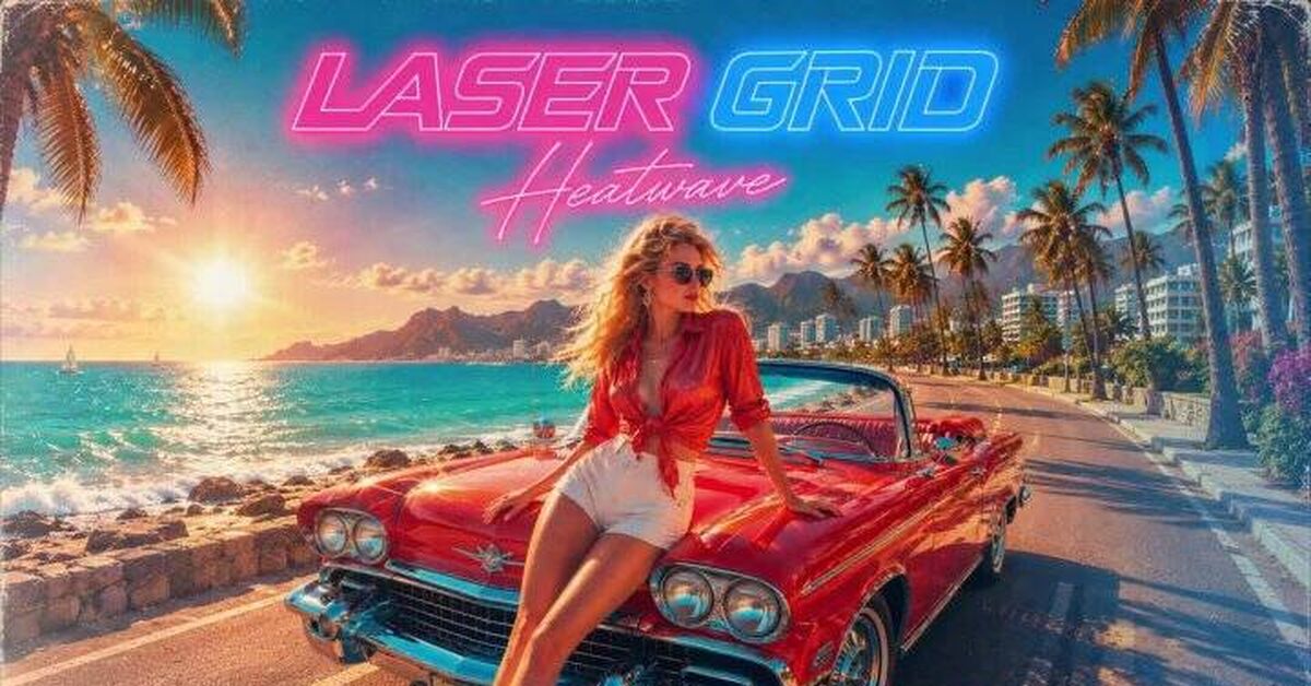[electronic rock] Laser Grid - Heatwave - Series Tachyon Leak Electronic music, My, Neural Network Content, Clip, Video VK, Electonic music, Rock, Video