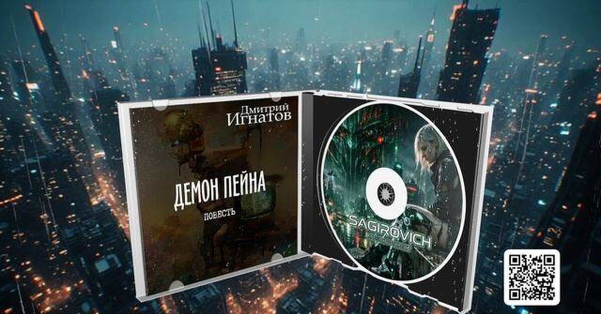 I'm writing sci-fi. I'm getting published. A track for the story Paine's Demon - My, Neural Network Content, The story, Science fiction, Russian fiction, Dystopia, Cyberpunk, Future, Futurology, Modern literature, alternative history, The author's world, Adventures, Artificial Intelligence, Robot, Fantasy, Track, Music, Electonic music, Hobby, Video, Rutube