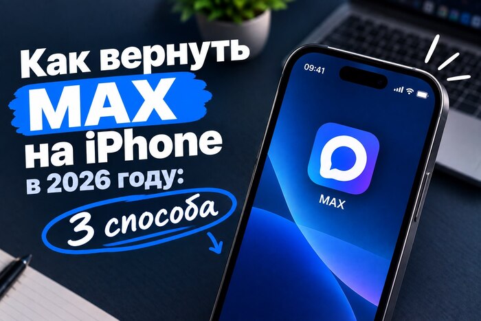 Как вернуть MAX на iPhone в 2026 году: 3 способа