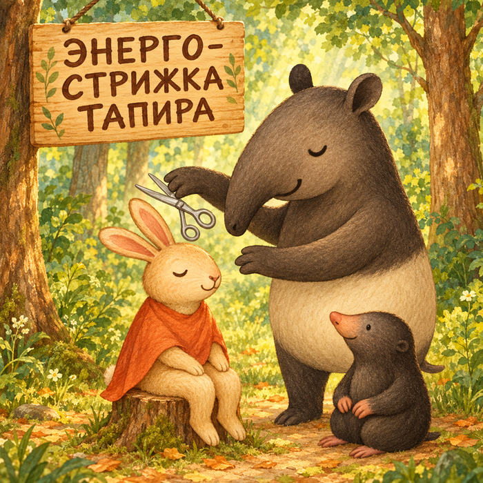 История про Тапира и энергострижку