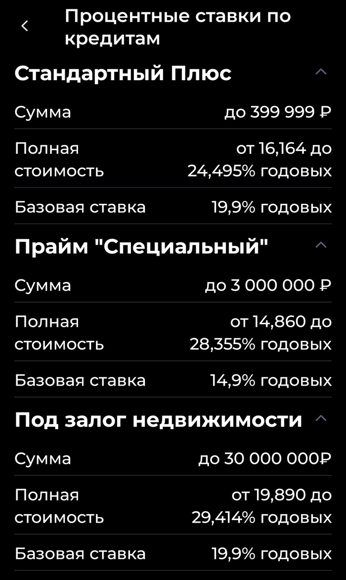 Это информация из приложения Совкомбанка