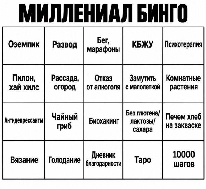 Миллениал Бинго