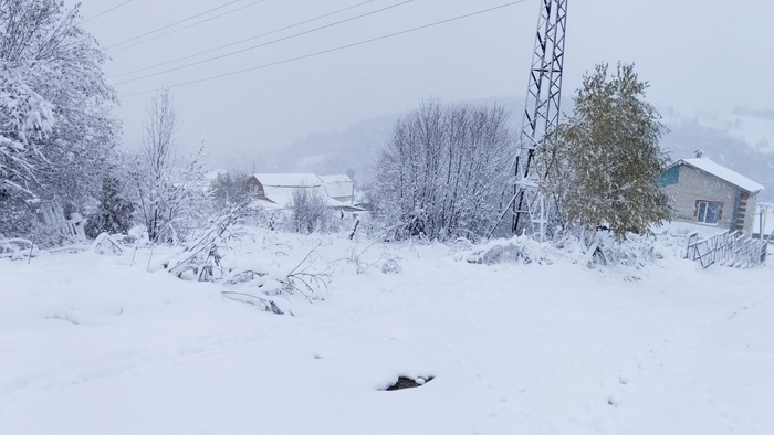 А у нас зима пришла...
