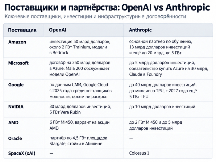 Война ИИ-гигантов как OpenAI, Anthropic, Google и xAI делят рынок