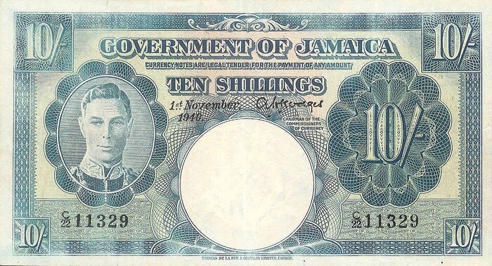 �������� �������� � 10 ���������, 1940 ���. ����: Royal Mint, Public domain, via Wikimedia Commons