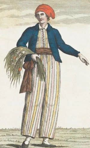 Гравюрный портрет Жанны Барре в мужском костюме (1816-1817), автор Дж. Далль'Аква. Фото c сайта <!--noindex--><a href="https://pikabu.ru/story/bugenvilliya_zamechatelnaya_14411133?u=http%3A%2F%2Fwikipedia.org&t=wikipedia.org&h=069e34549d8605623376d6a956946f0dddfb7907" title="http://wikipedia.org" target="_blank" rel="nofollow noopener">wikipedia.org</a><!--/noindex-->.