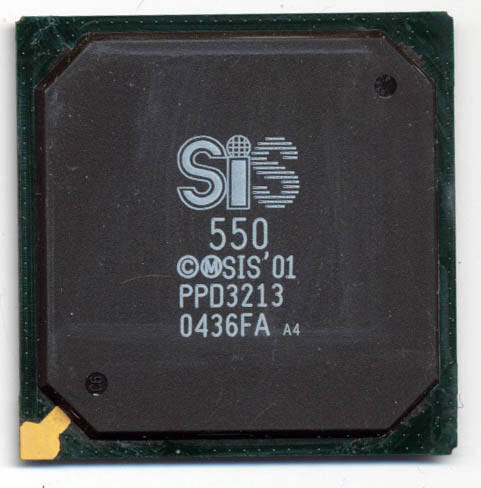SiS 550. Фото с сайта CPU Shack.