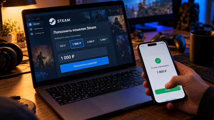 Как оплатить Steam из России в 2026 году