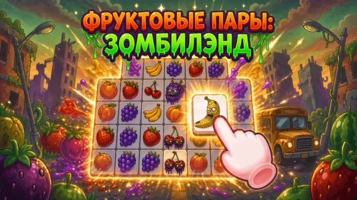 Фруктовые пары: Зомбилэнд на Пикабу Игры