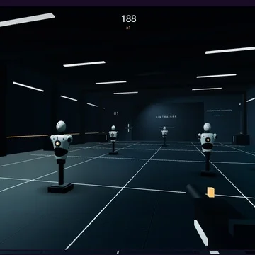 Тренируй точность, реакцию и контроль отдачи в 3D-тире. Четыре режима, четыре вида оружия, отдельные рекорды и таблицы лидеров. (скриншот 3)
