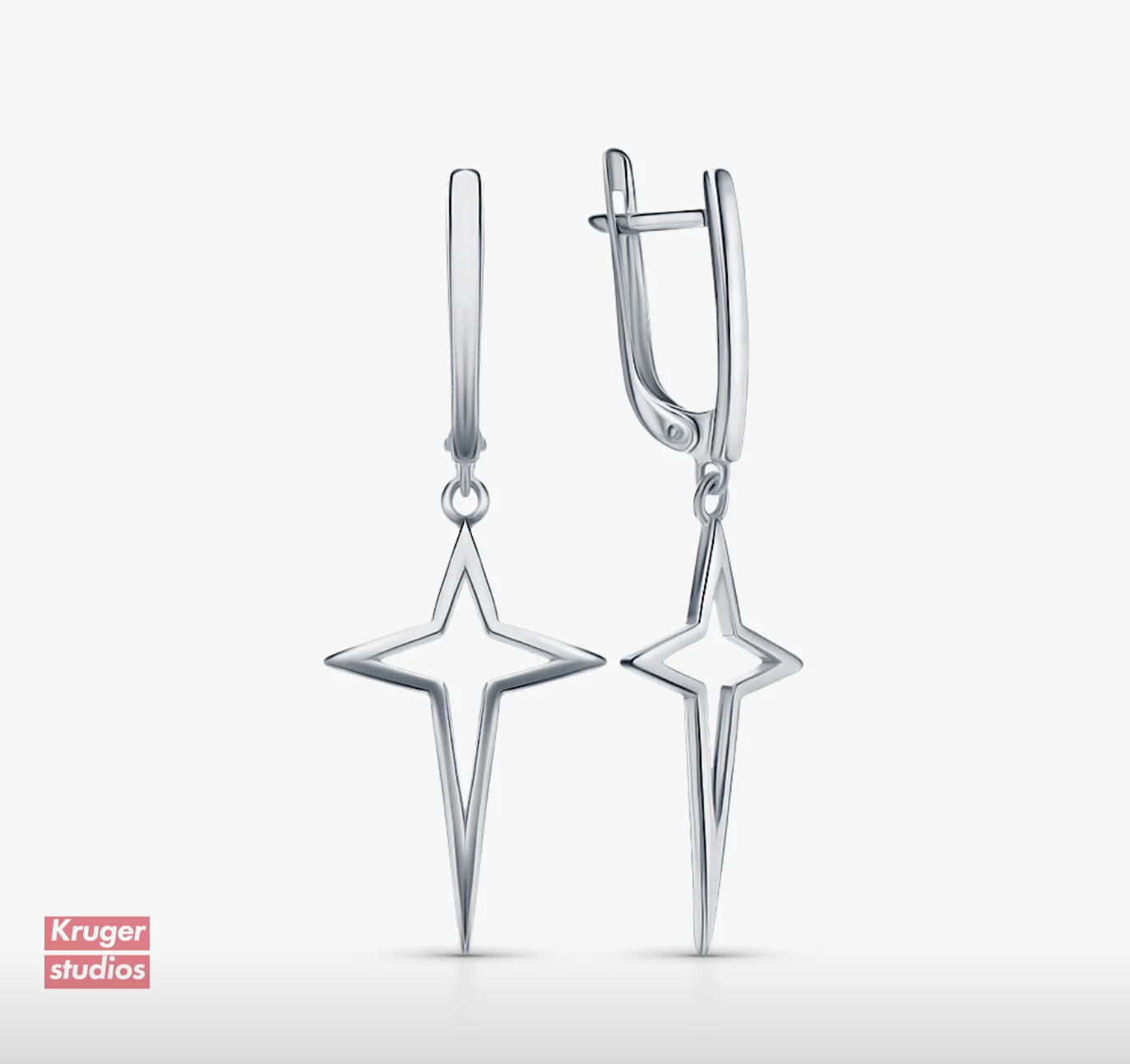 Серьги из серебра