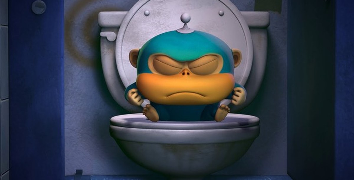 Включи веселые нова. Обезьянки из космоса (Alien Monkeys) - ванная комната.... Обезьянки из космоса ванная комната.